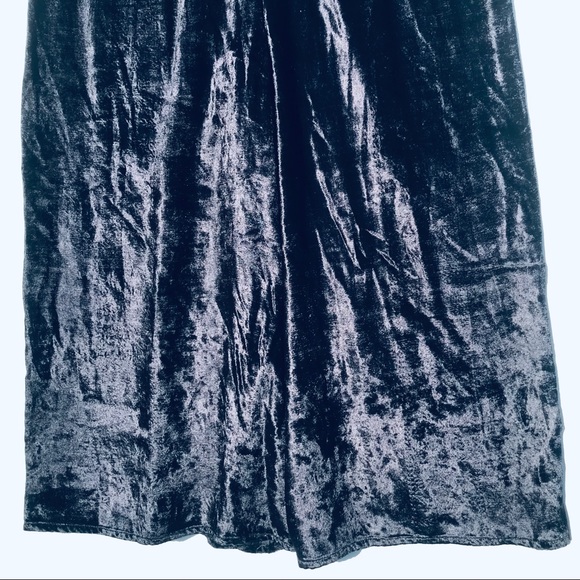 WORLD MARKET SIZE Small Medium Pants Black Velour Wide Leg Embroider SKU# 545016 - Picture 6 of 13